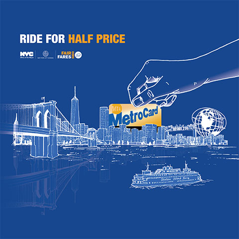 Fair Fares program Graphic
