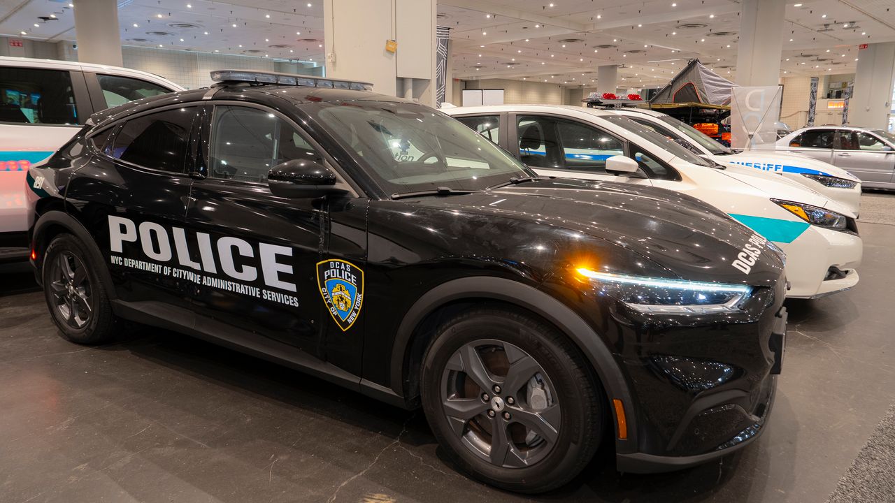 DCAS Police vehicle at the NY International Auto Show