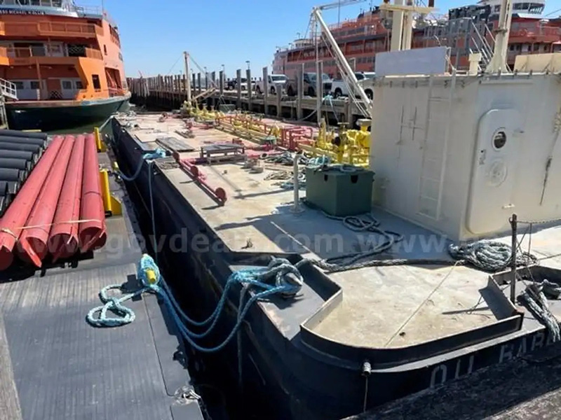 New York City oil barge No. 4, a 114-foot steel vessel.