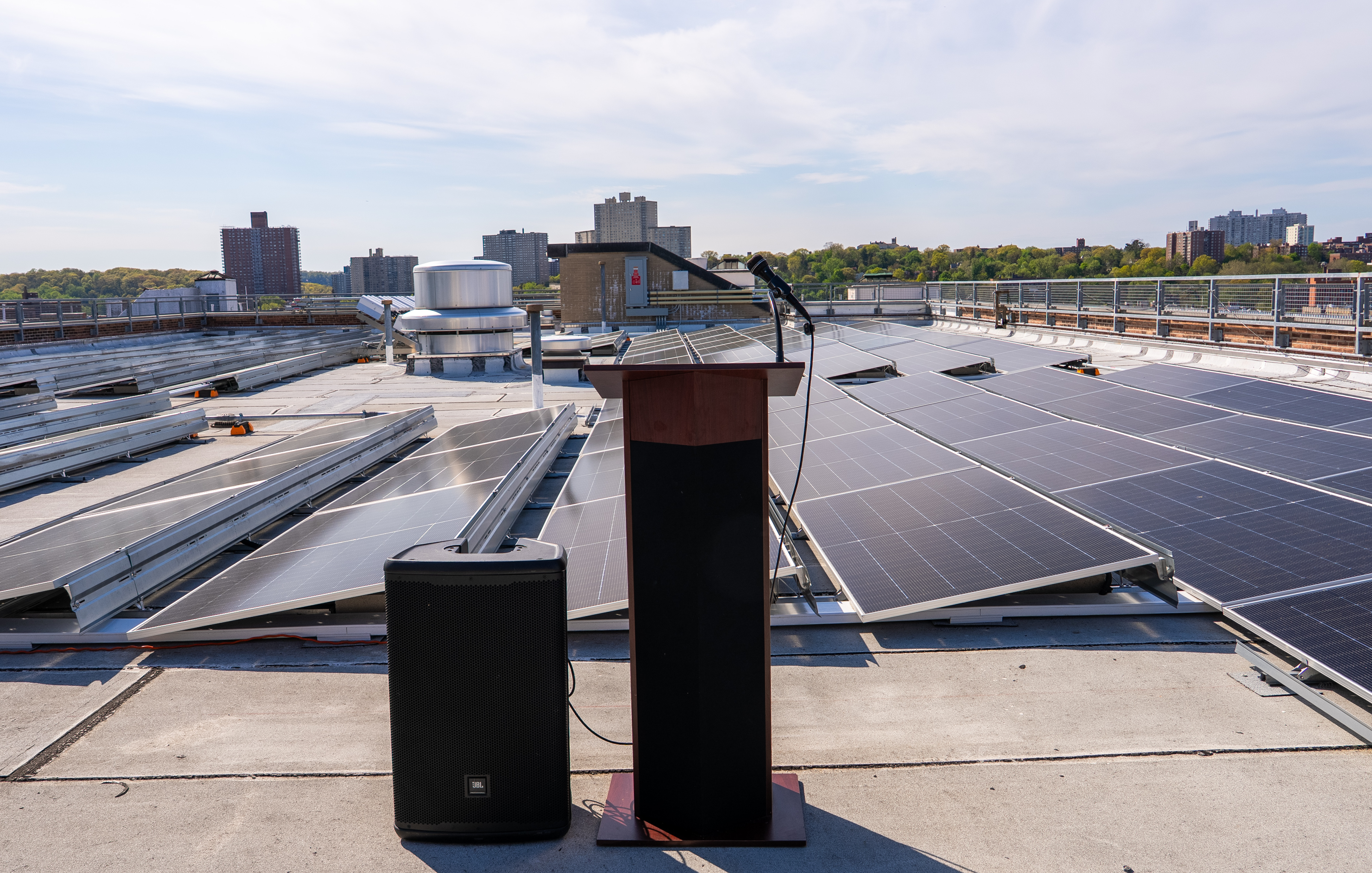 130th solar installation at Marie Curie High School