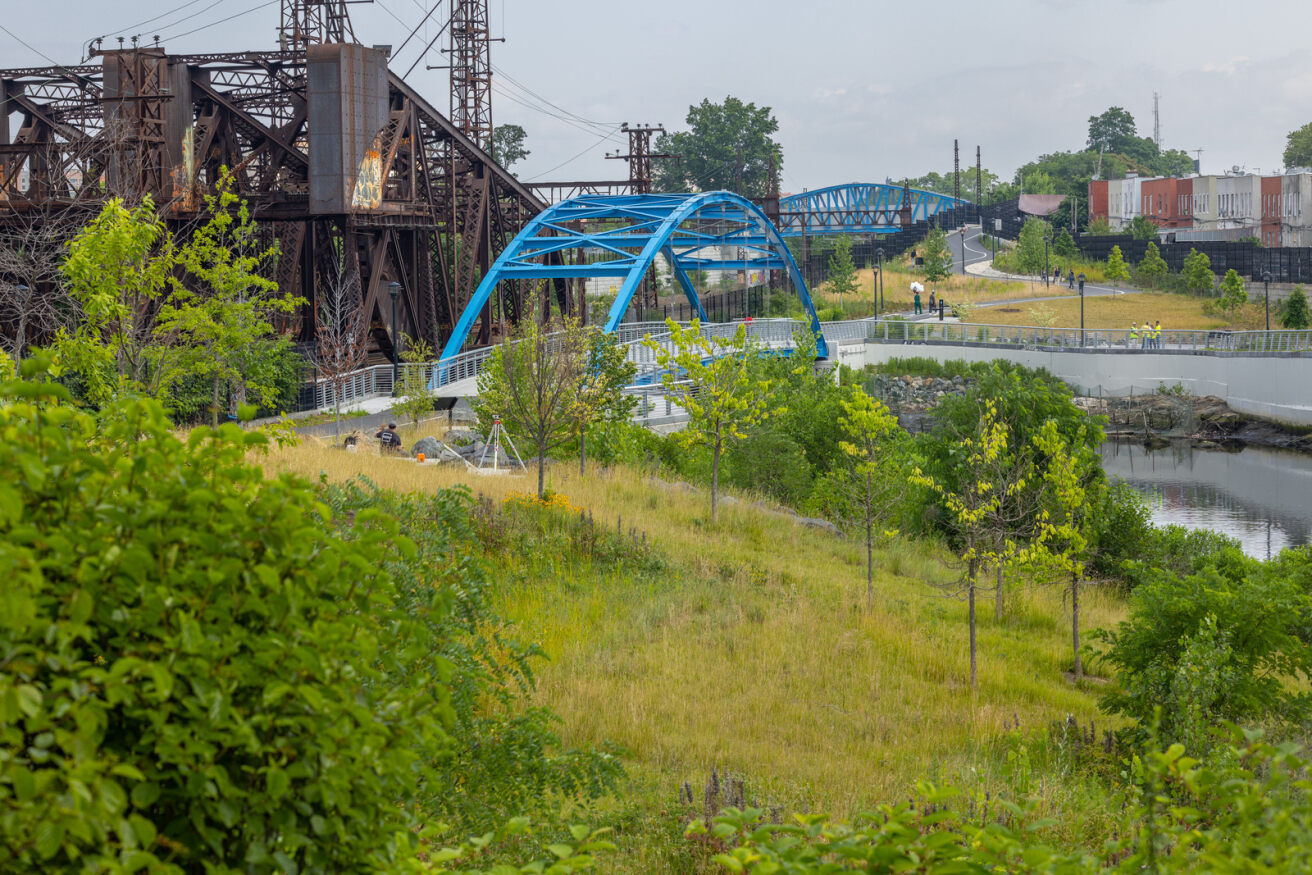 new bridge in Starlight Park