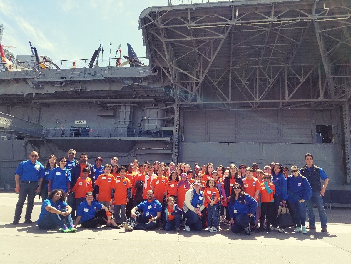 Take Our Children to Work Day program at the Intrepid