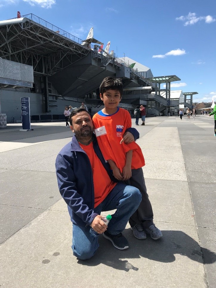 DDC Unit Director Mohammad Haque and his son Nasif