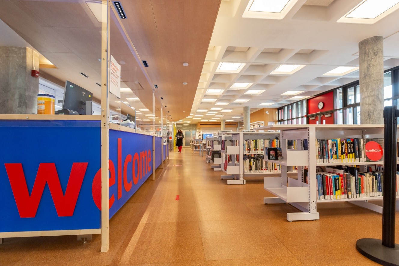 library interior