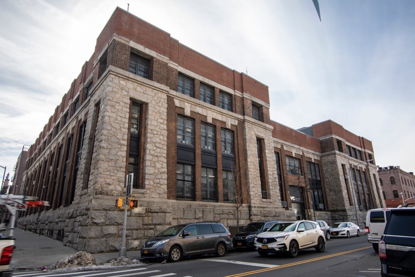 Historic building on Flushing Ave