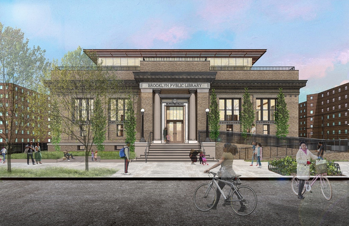 Rendering of Brownsville Library