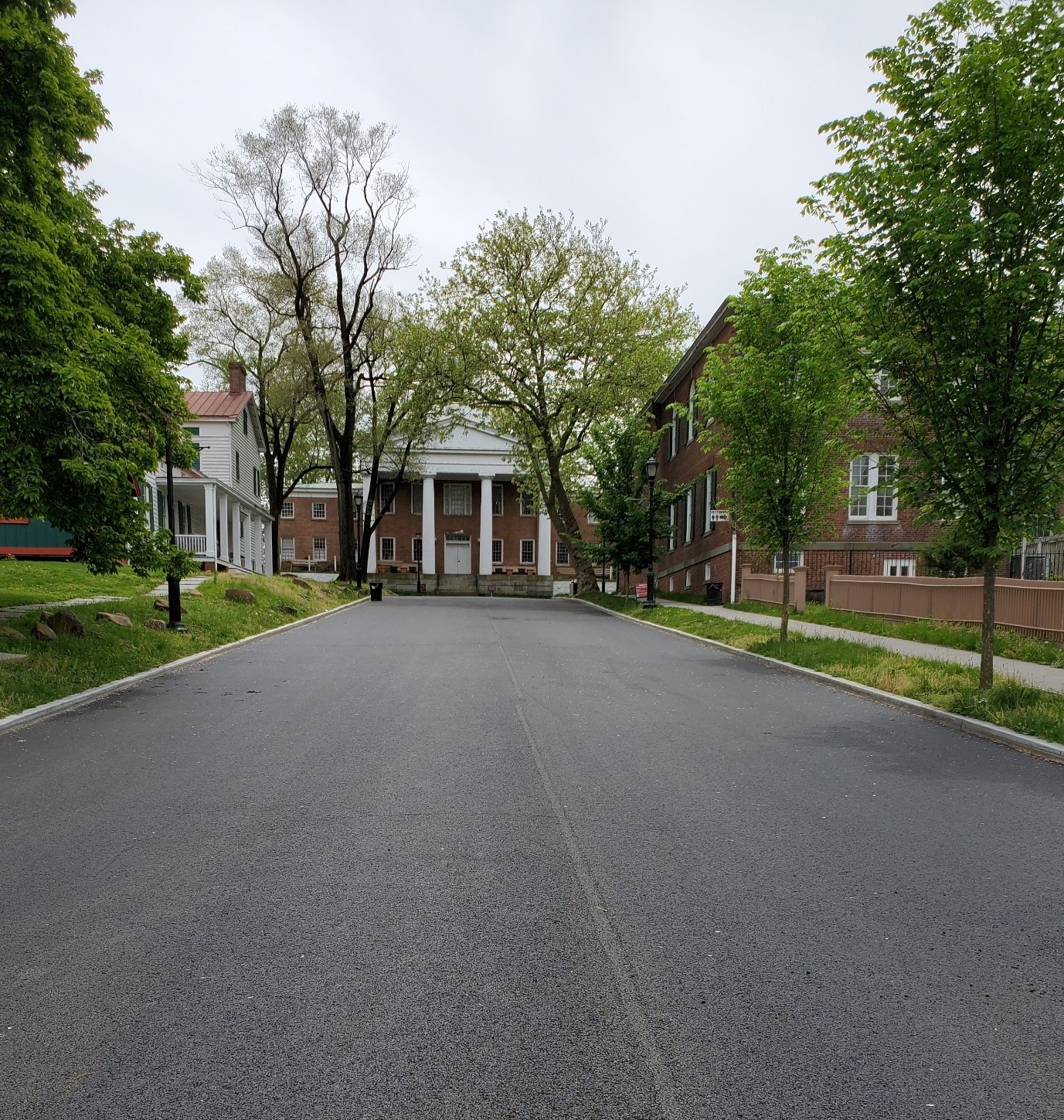 Paved roadway