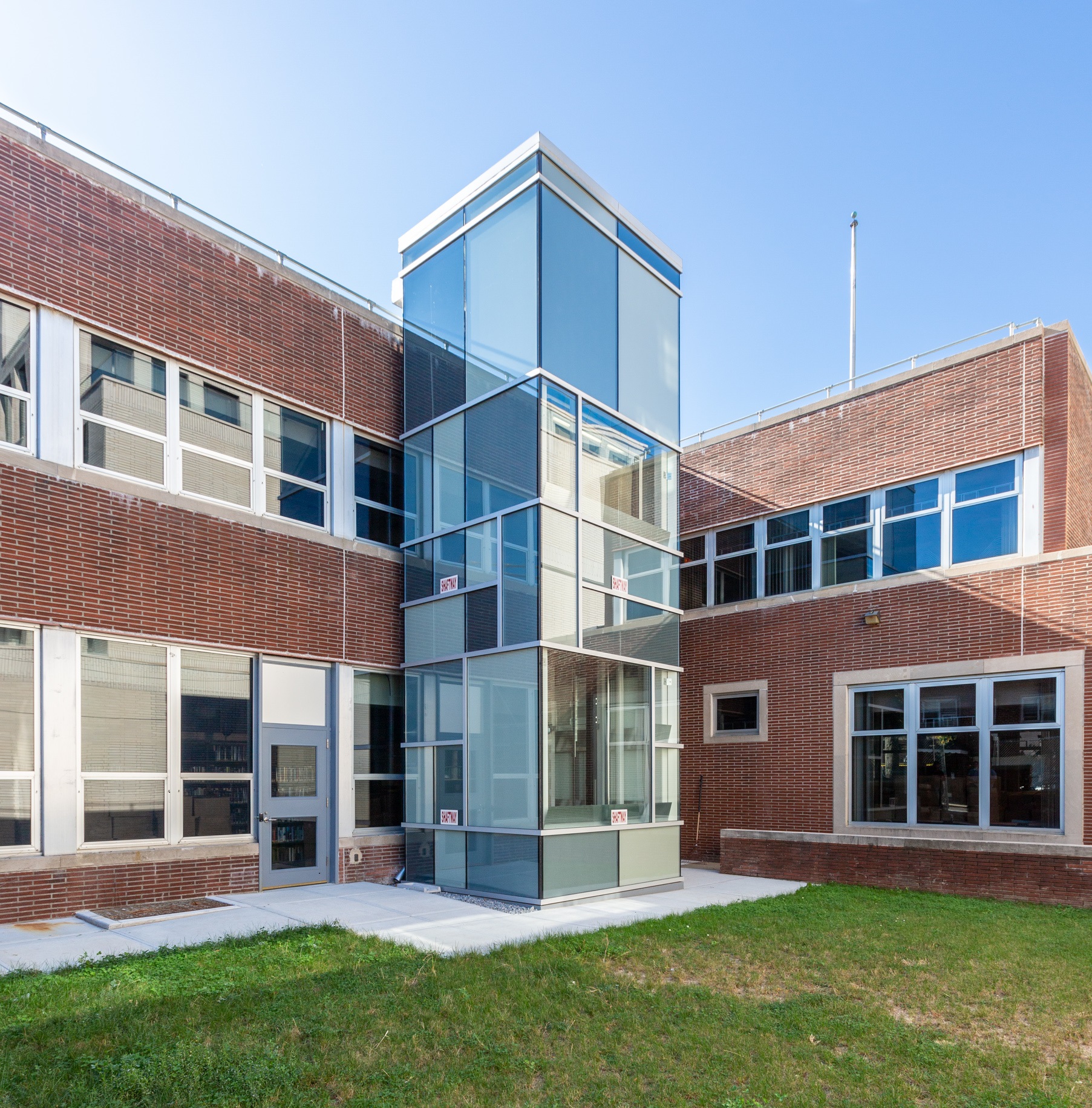 new glass elevator