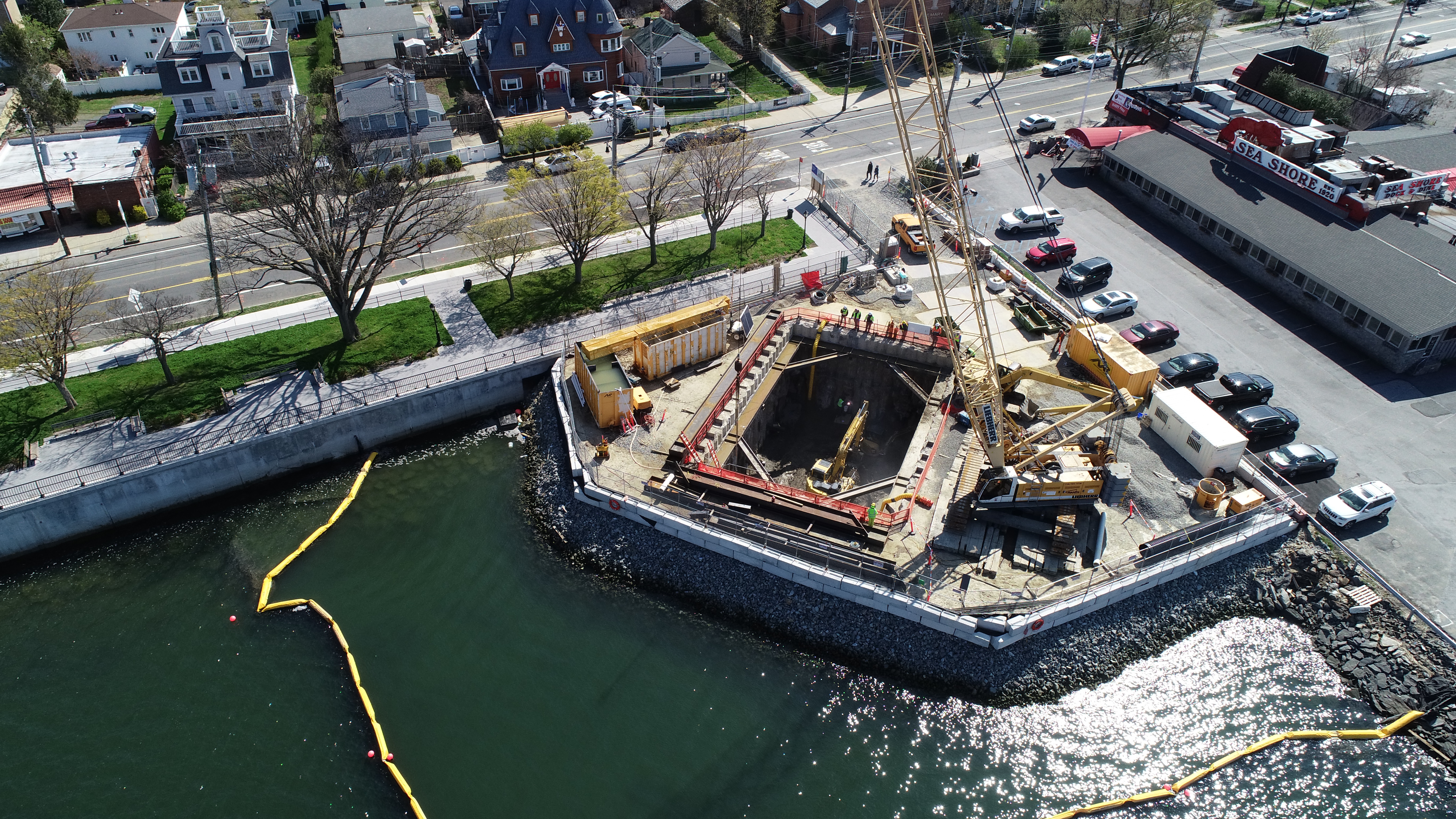 construction at City Island