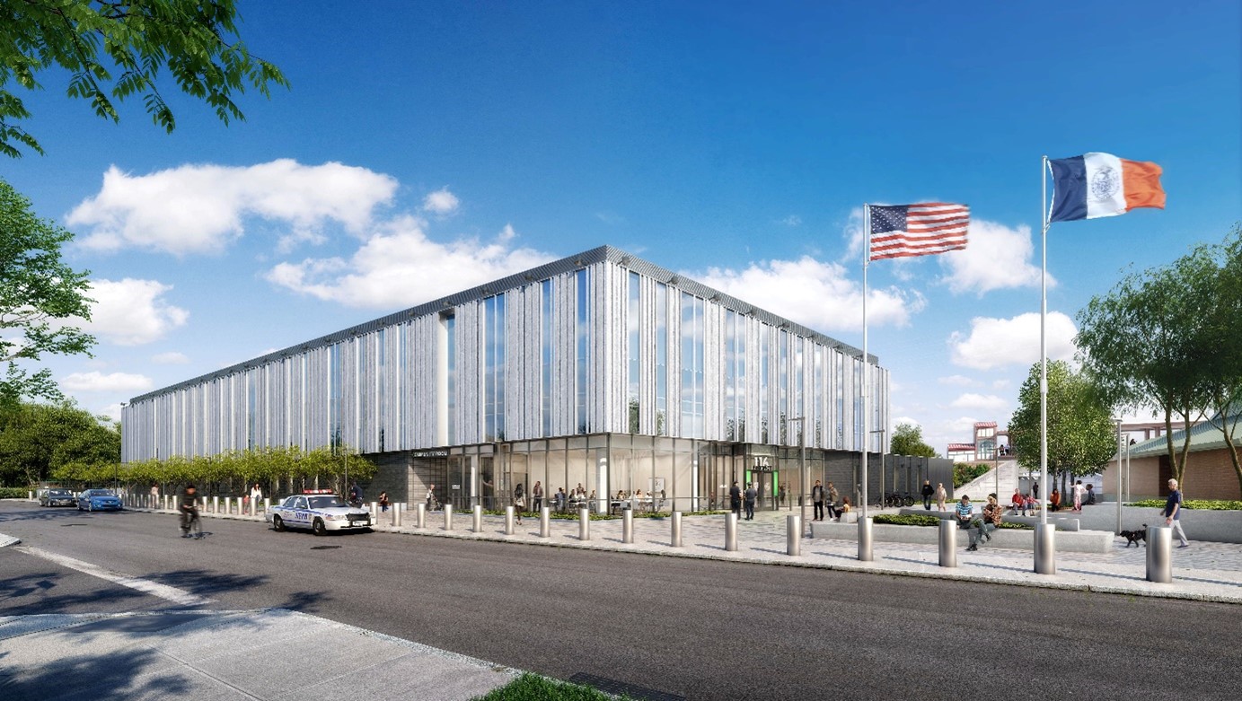 artist rending of new precinct