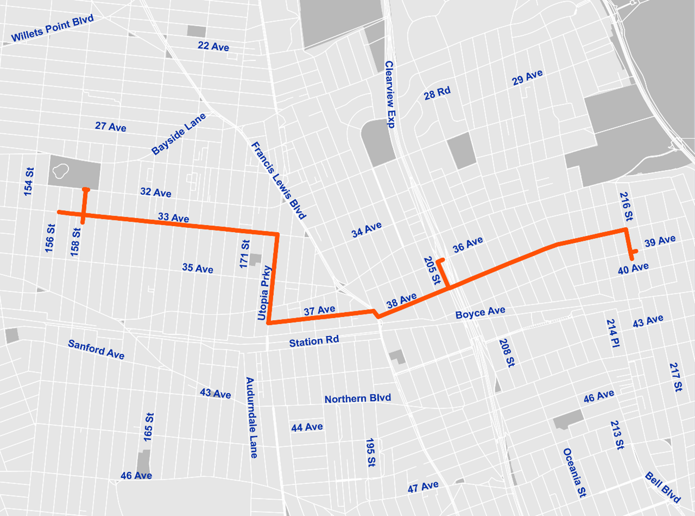 The $79.7 million infrastructure project extends more than 3.5 miles on 33rd, 37th and 38th Avenues in Bayside, Auburndale and Flushing