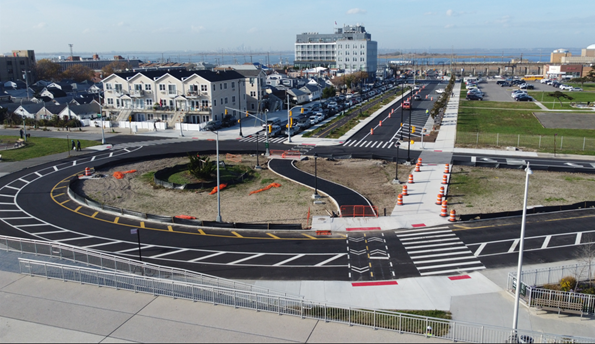 roadway undergoing repavement