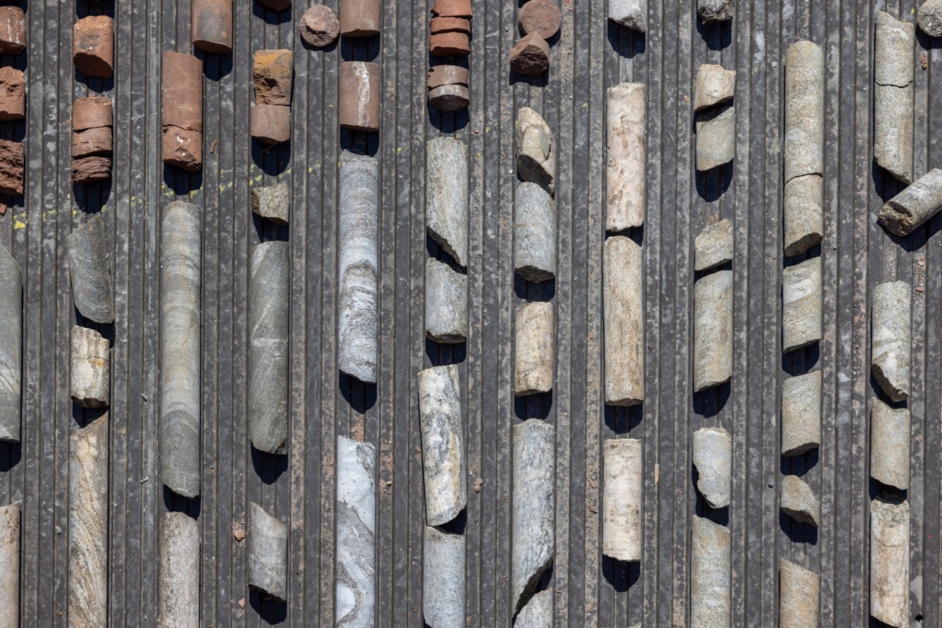 A portion of the art installation