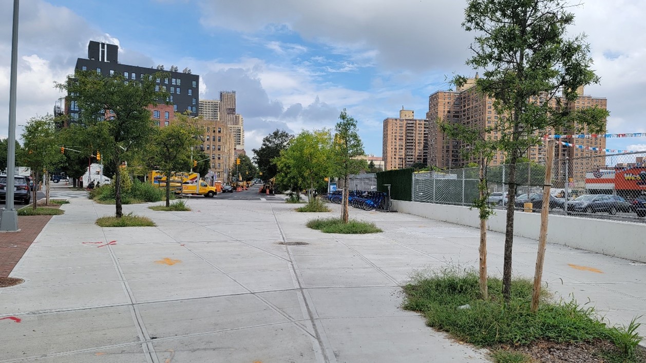 wider sidewalks