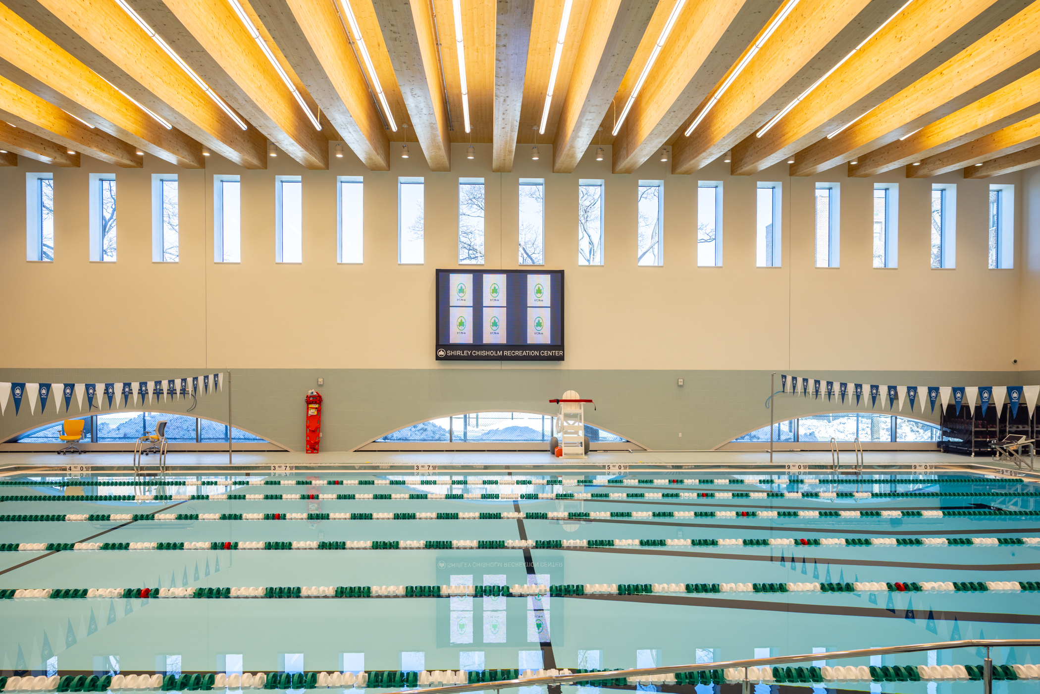 pool inside the rec center