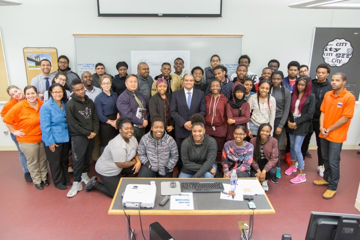 DDC STEAM with students from Brooklyn Generation School