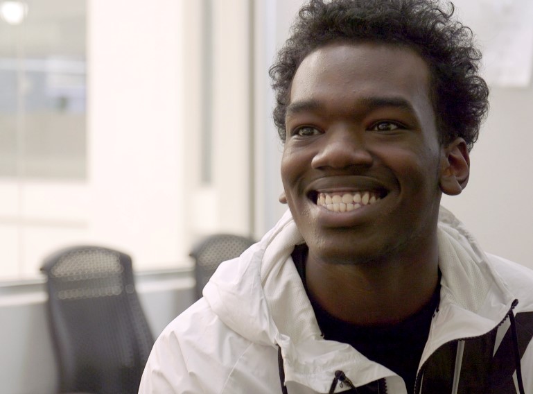 Brooklyn Generation School senior Tavon Pugh