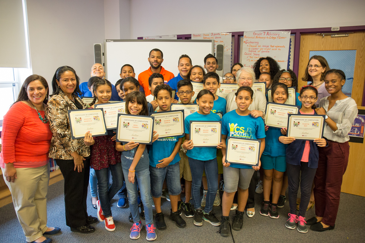 Students at PS/IS 366