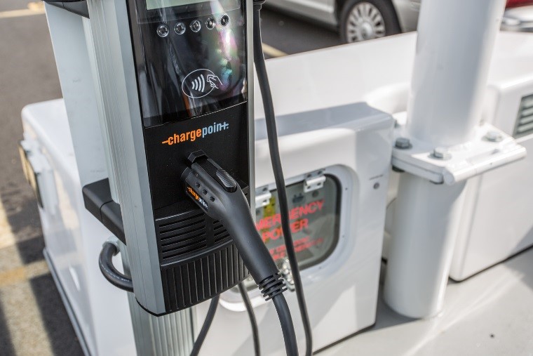 new solar charging station