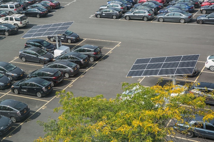 new solar charging station