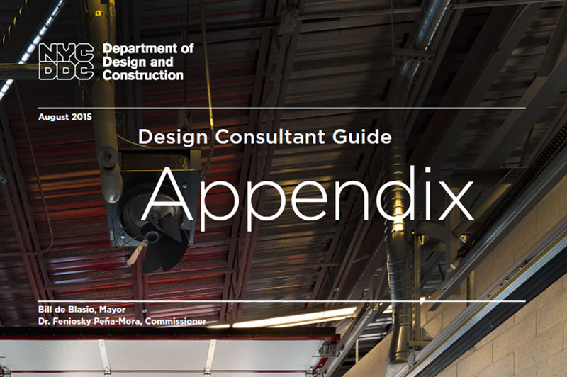 Cover of the Design Consultant Guide Appendix