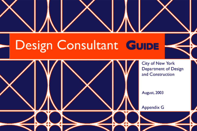 Cover for the Design Consultant Guide. 2010 contracts or earlier.