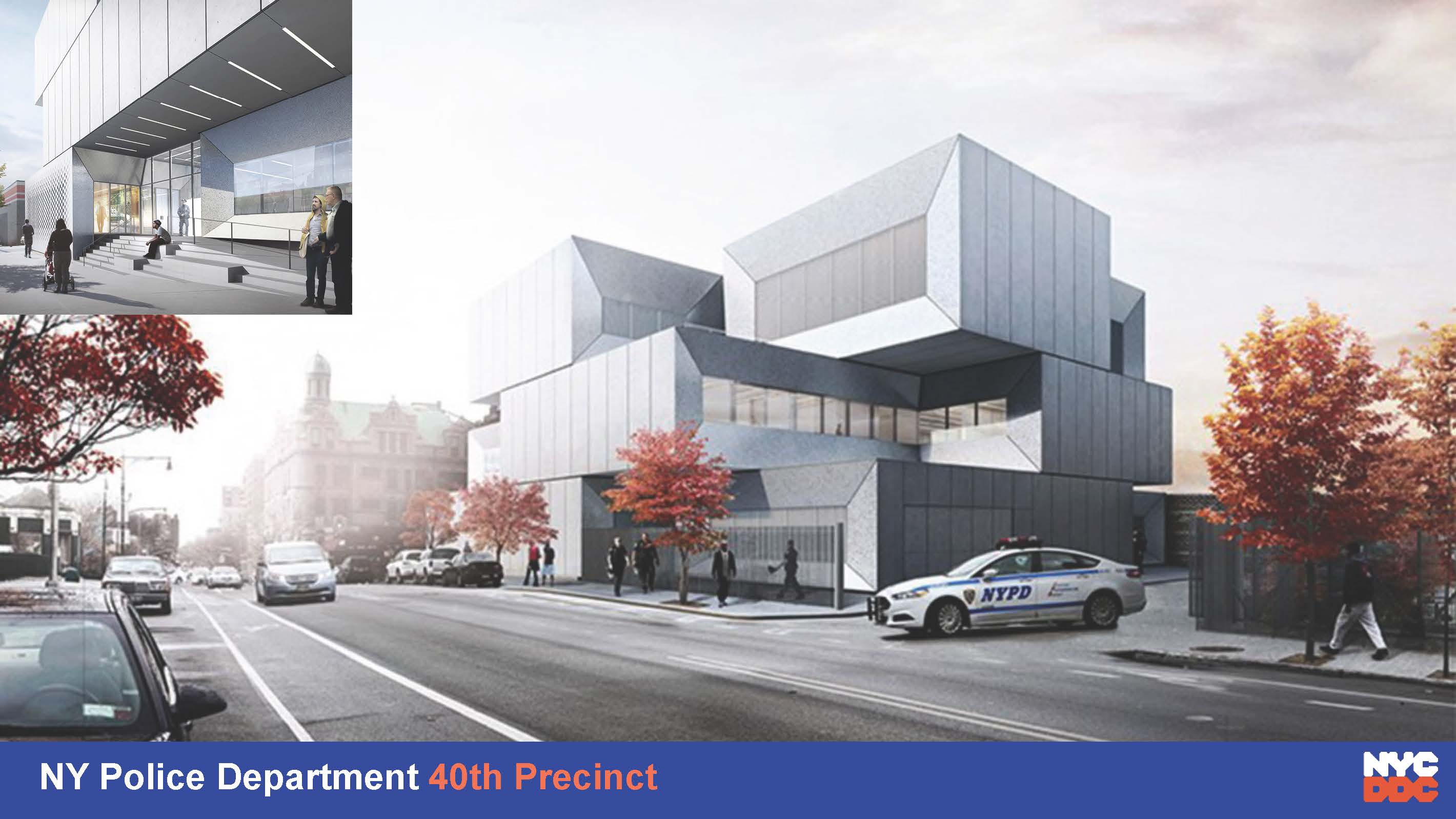 artist rendering of 40th police precinct