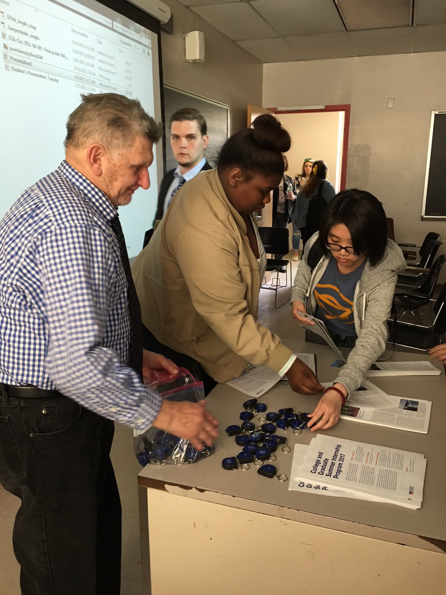 Students received information regarding DDC&rsquo;s Summer College Internship opportunities