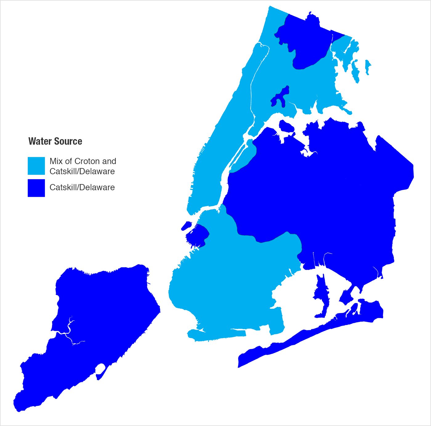 Croton Distribution into Manhattan, Bronx, Brooklyn & Queens with Maximum Pumping