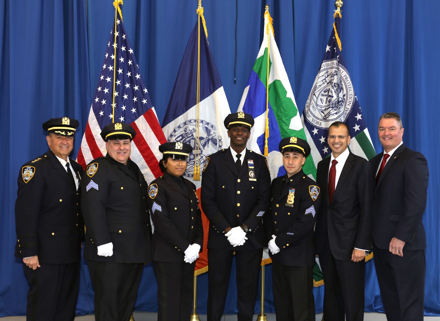 Department Of Environmental Protection Promotes Four Members Of Police Department Of Environmental Protection Promotes Four Members Of Police