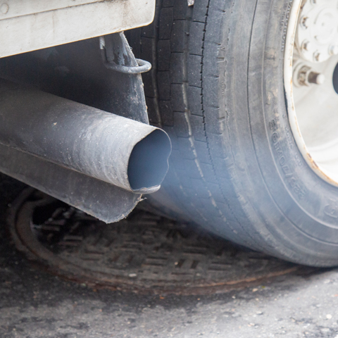 Truck exhaust