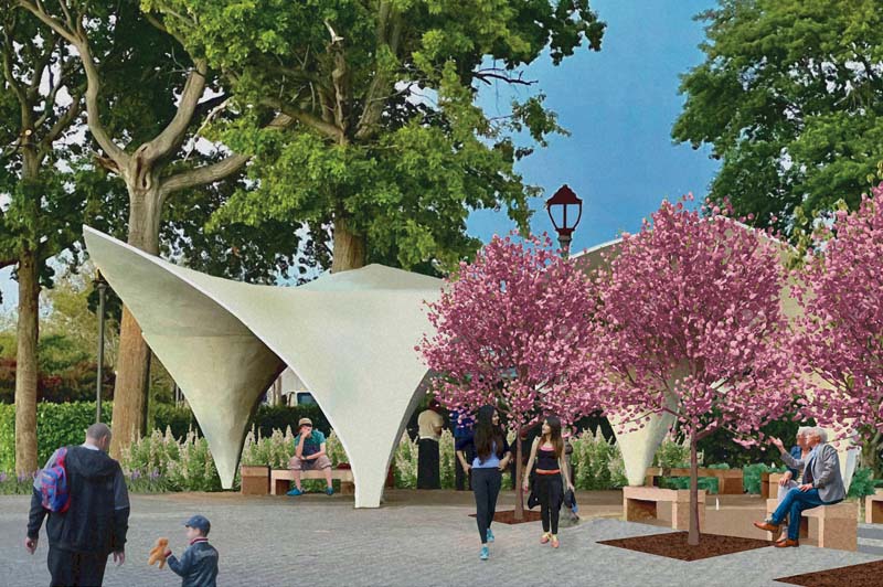 World’s Fair Marina Pavilion Structures