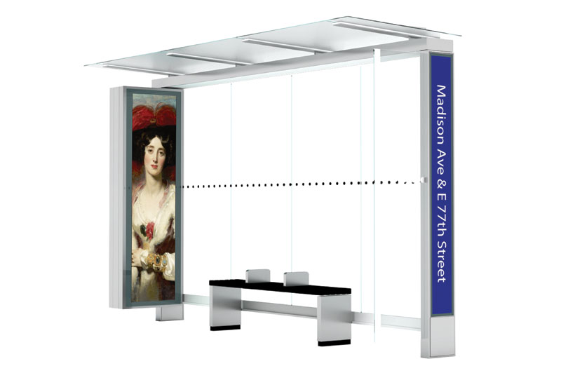 Slender Bus Shelters