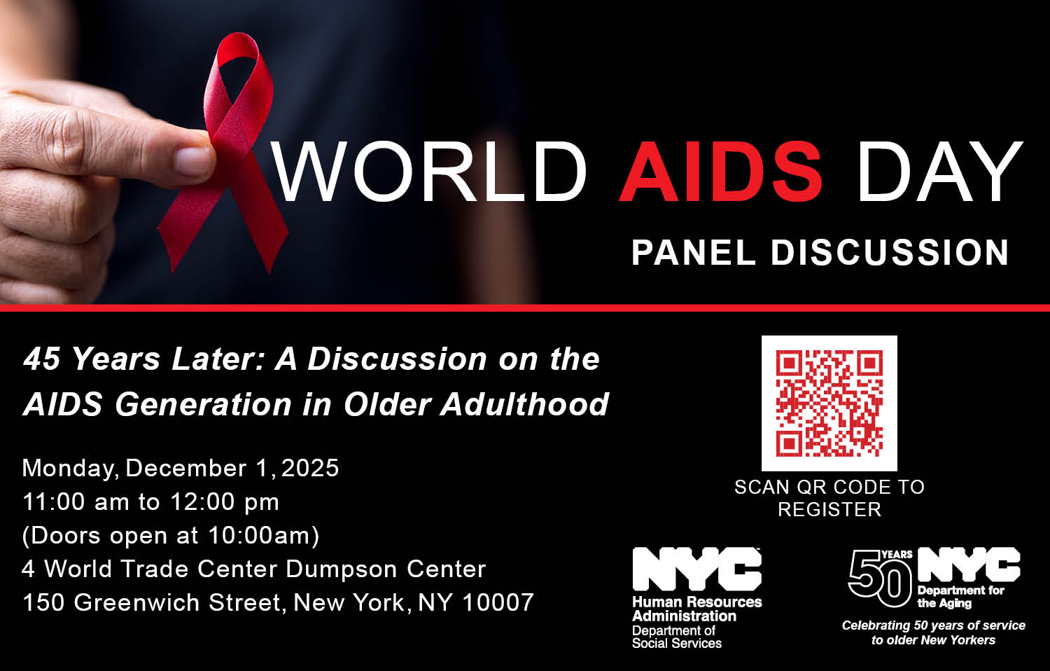 Worlds AIDS Day event
                                           