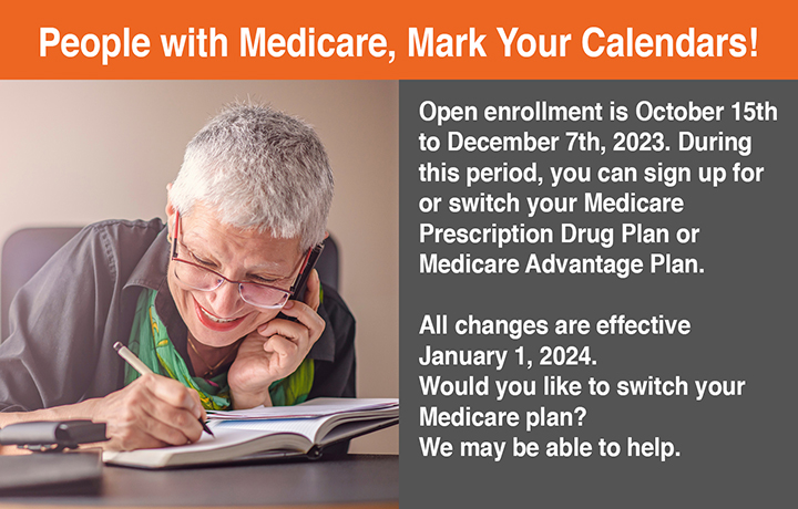Older Adult filling out an application for health insurance assistance.
                                           