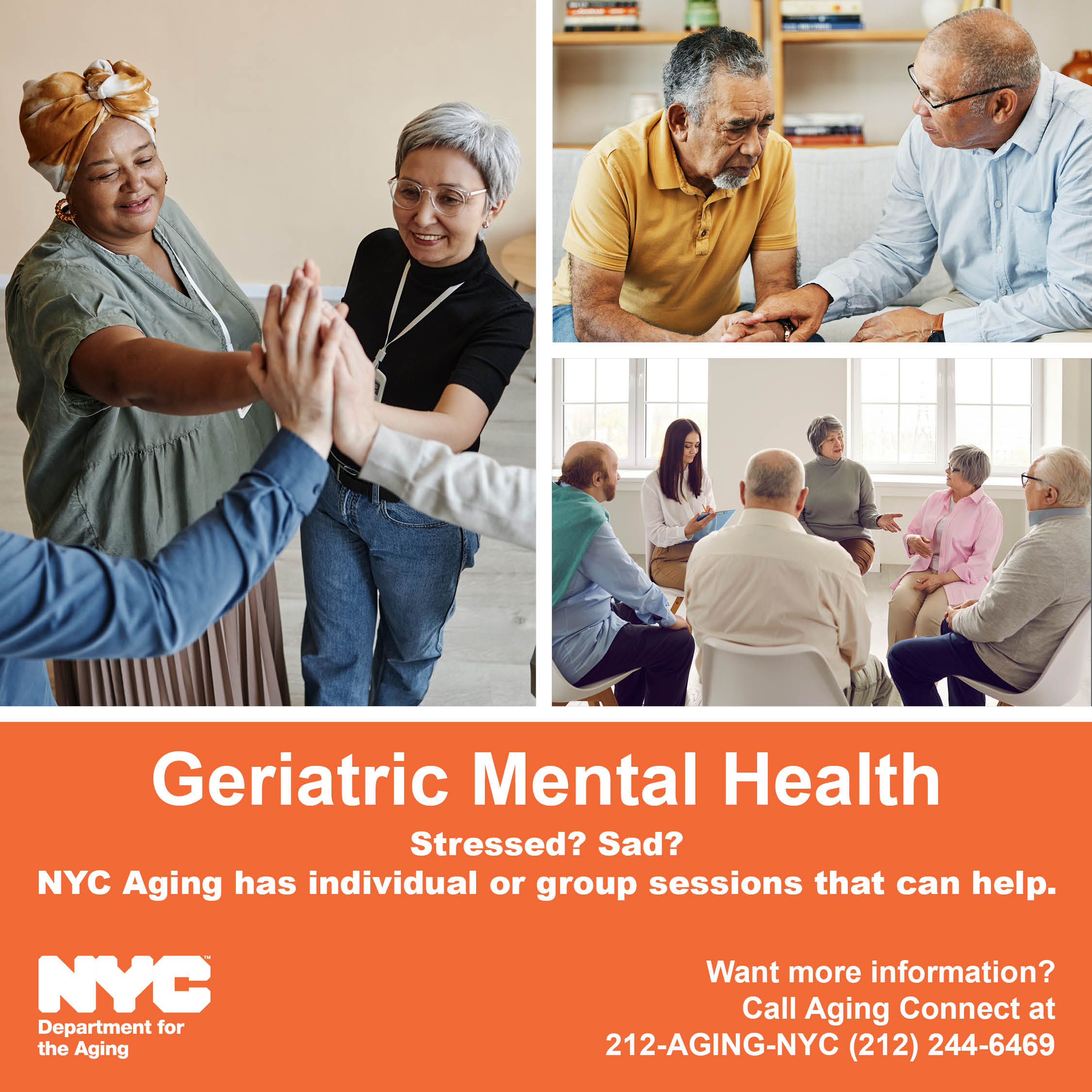 NYC Aging Mental Health Support program