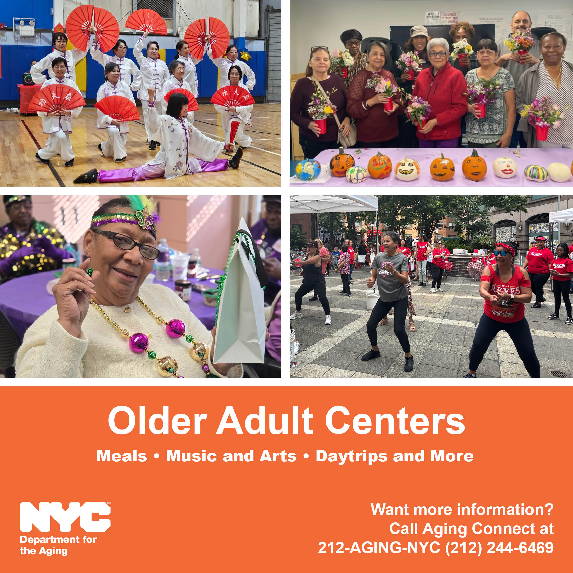 NYC Aging Older Adult Center program 