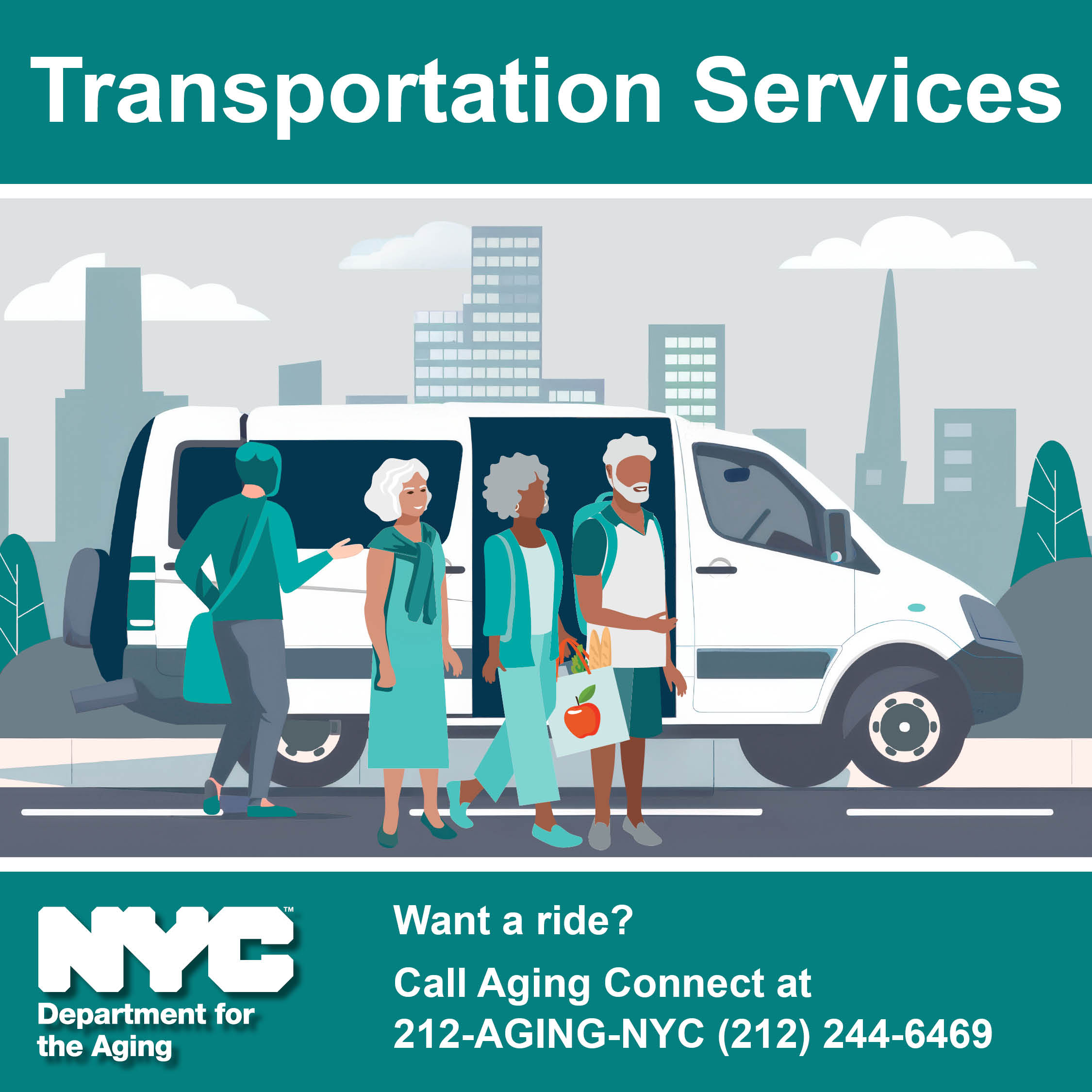 NYC Aging Transportation Program for older residents. 