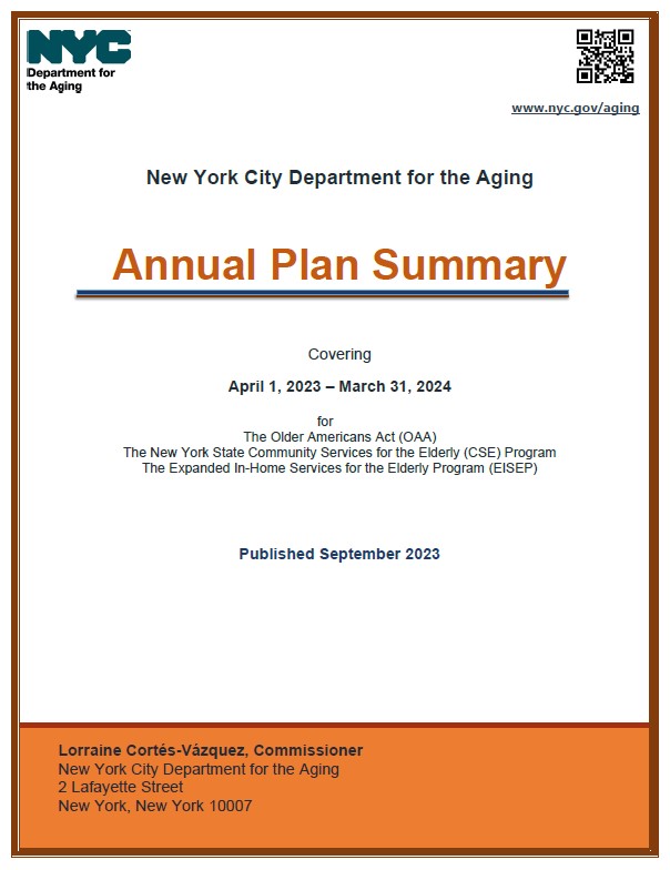 Report Cover for the Annual Plan Summary