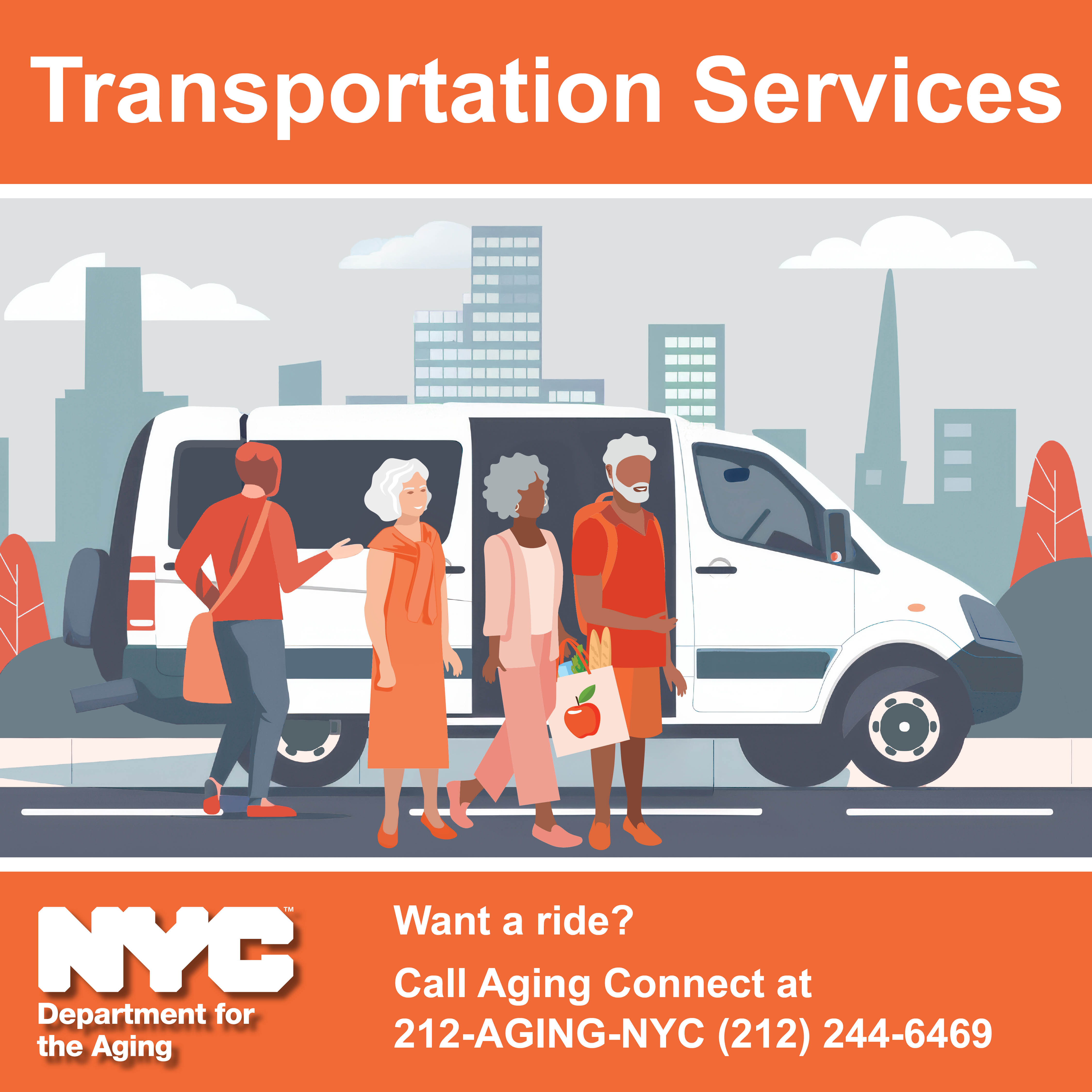 NYC Aging Transportation Program for older residents. 