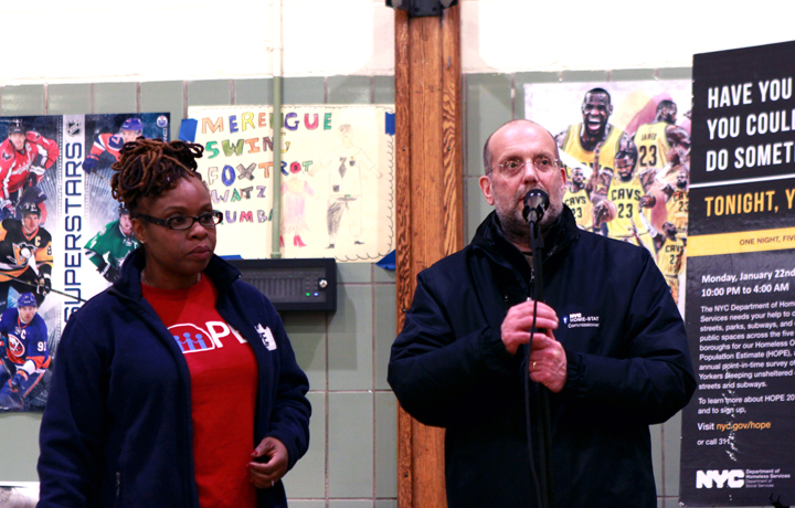 Administrator Carter and Commissioner Banks joins HOPE volunteers at a training site