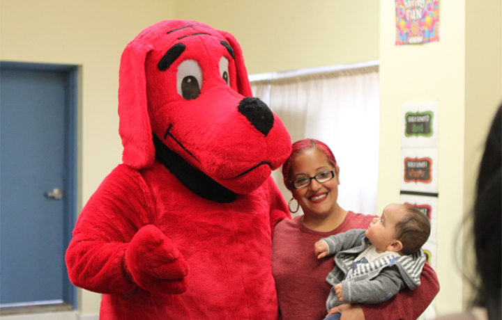 DHS, Brooklyn Public Library, Camba and NYC service partner with scholastic bringing story play to kids at NYC shelters