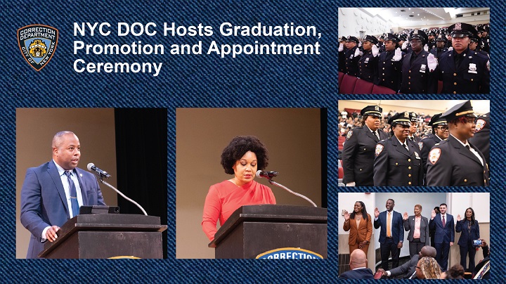 NYC DOC Celebrates Largest Correction Officer Graduating Class Since 2019 
                                           