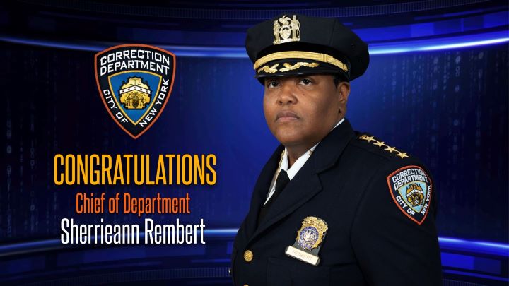 Congratulations Chief of Department Sherrieann Rembert
                                           