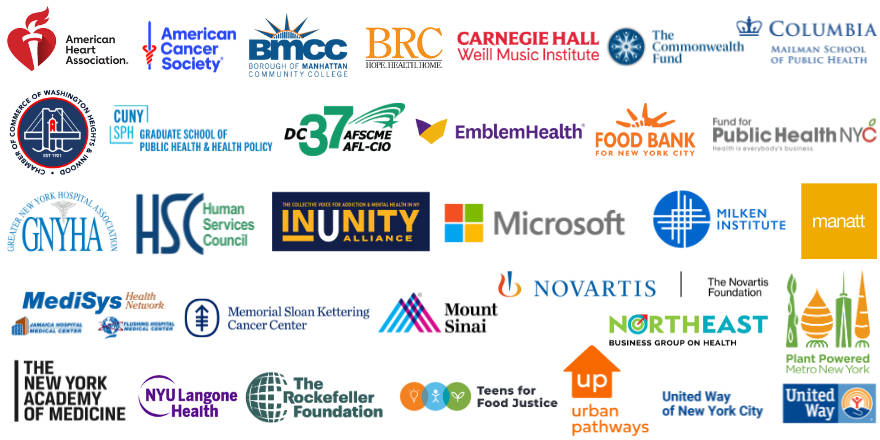 Collage of Healthy NYC Partner logos