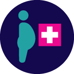 icon of pregnant person