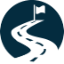 concluding the journey icon