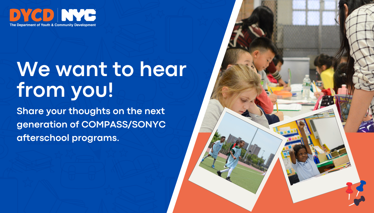 Concept Paper for COMPASS/SONYC afterschool programs
                                           