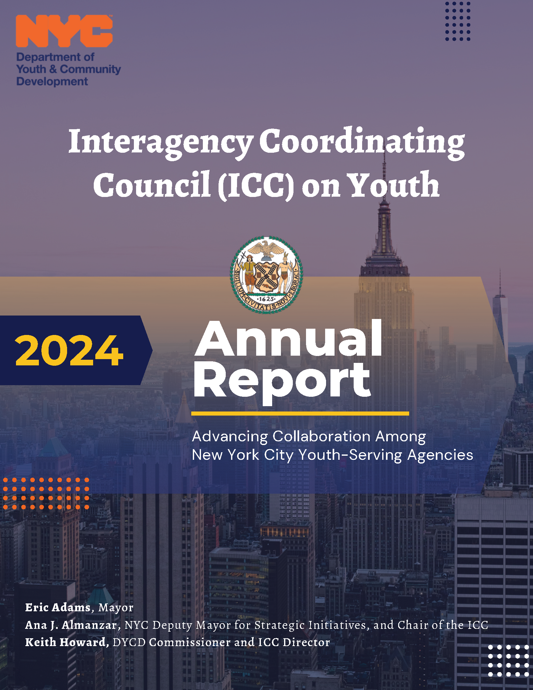 Interagency Coordinating Council Annual Report 2024