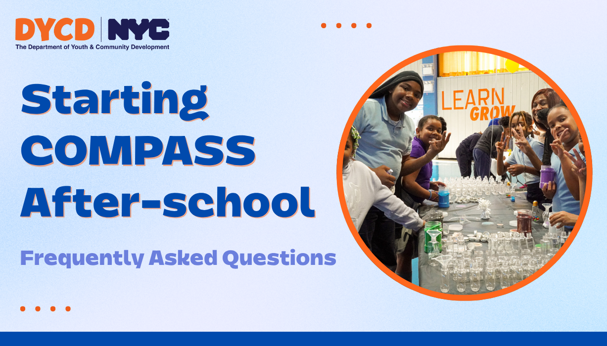 COMPASS After-school program September frequently asked questions
                                           